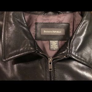 Banana Republic authentic leather jacket. XL.